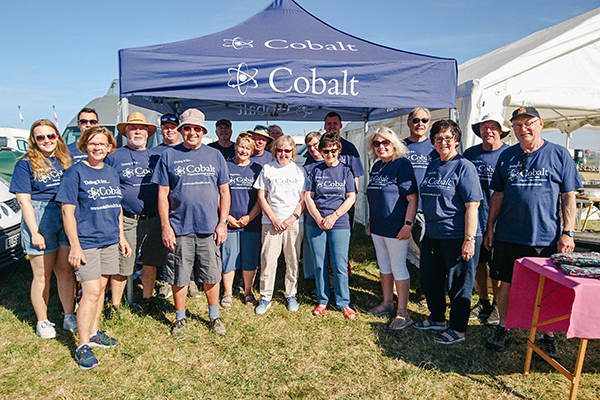Cobalt team at fundraiser